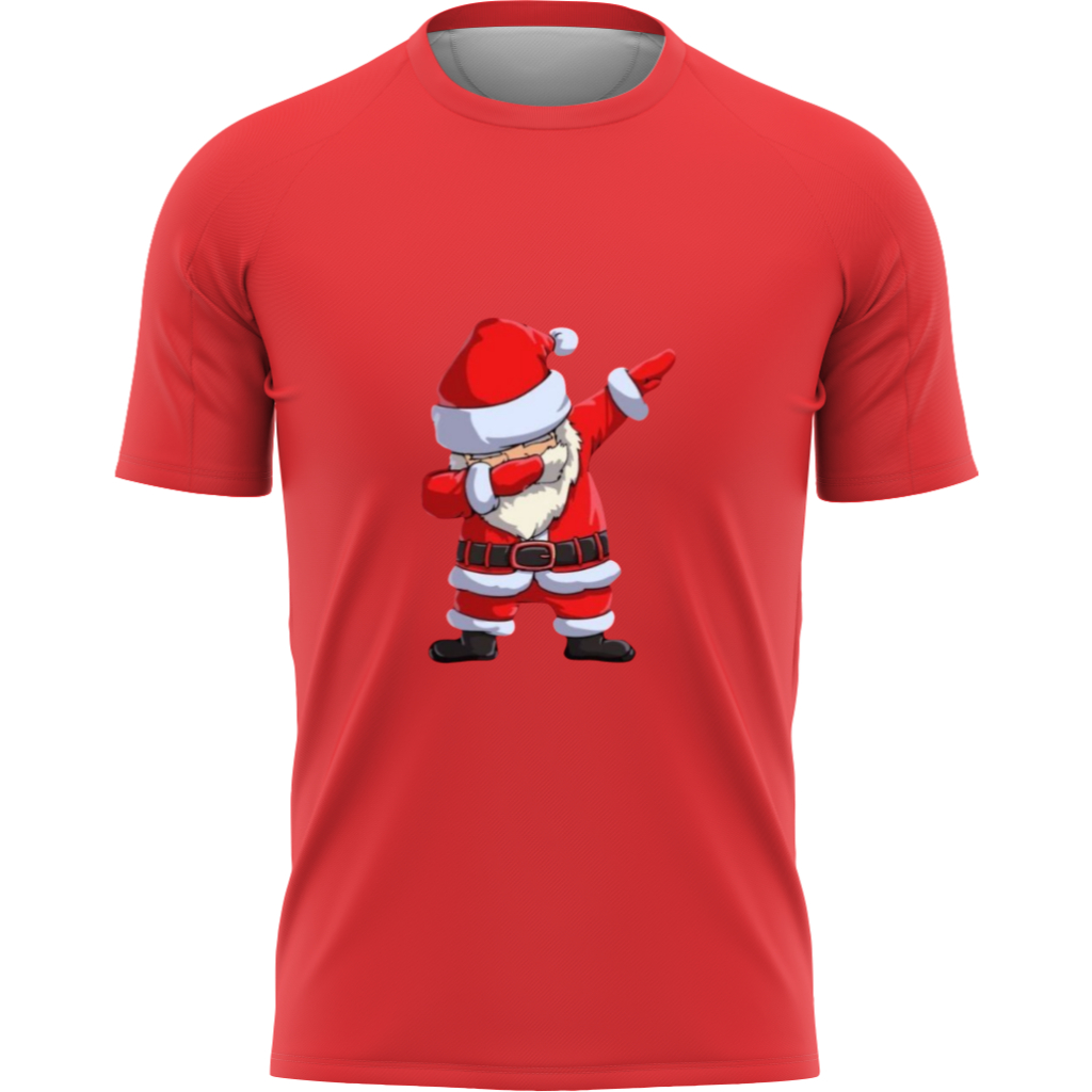 Camiseta Básica Unissex Desenho de Natal Camisa 100%Algodão Unissex fim de ano festa