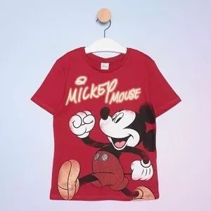 Blusa Infantil Mickey® (Vermelha e Preta) Cativa