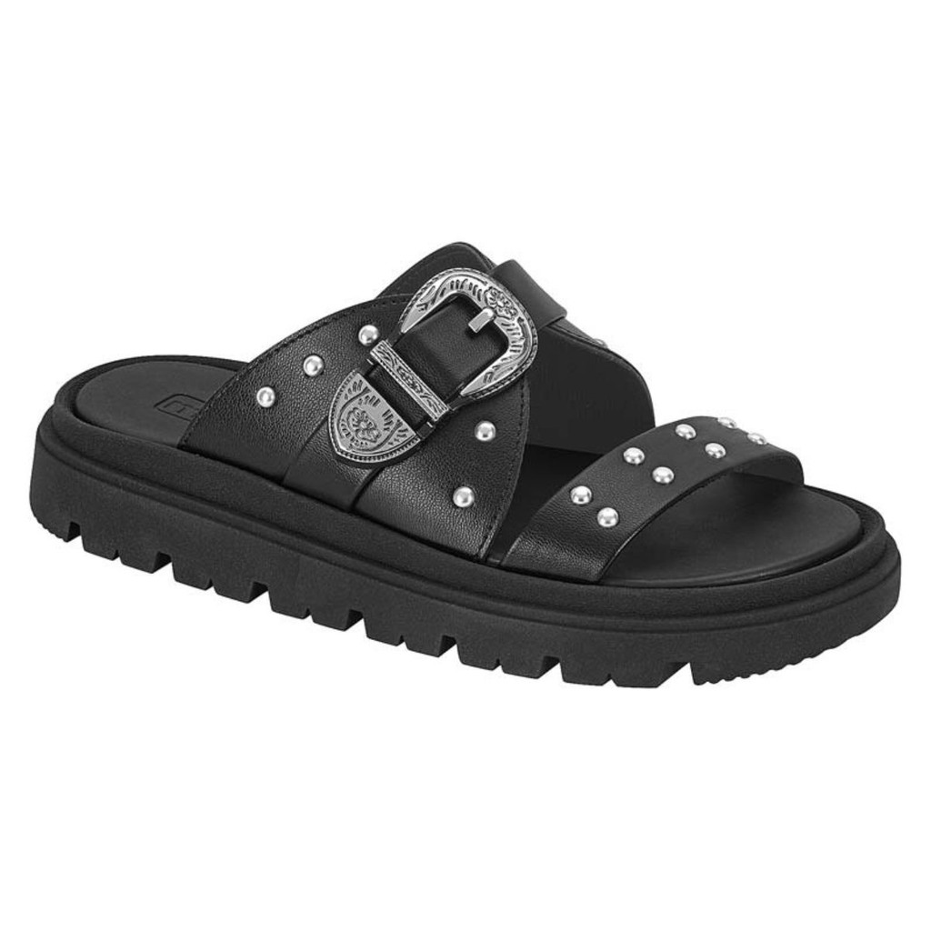Sandália Moleca Buckle Papete Birken Flatform Fivela e Tacha 5504.103