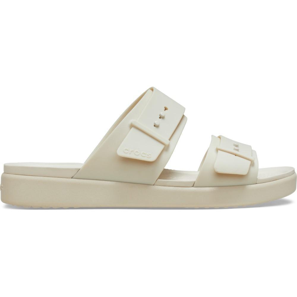Sandália Crocs Brooklyn Buckle Downlow Sandstone