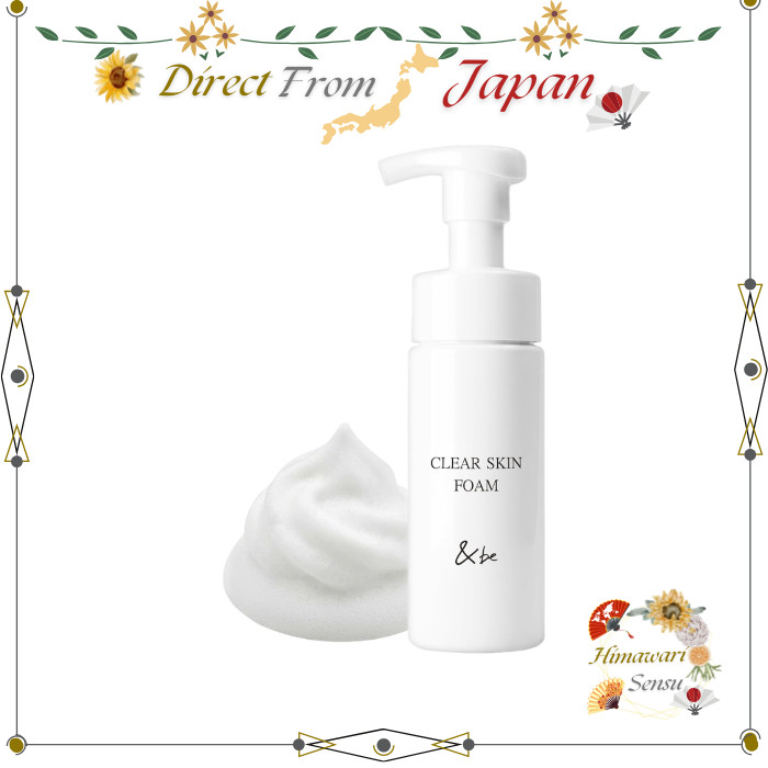 &be Clear Skin Foam Rich Lather Face Wash Makeup Remover Gentle Cleansing【 Direct from Japan 】