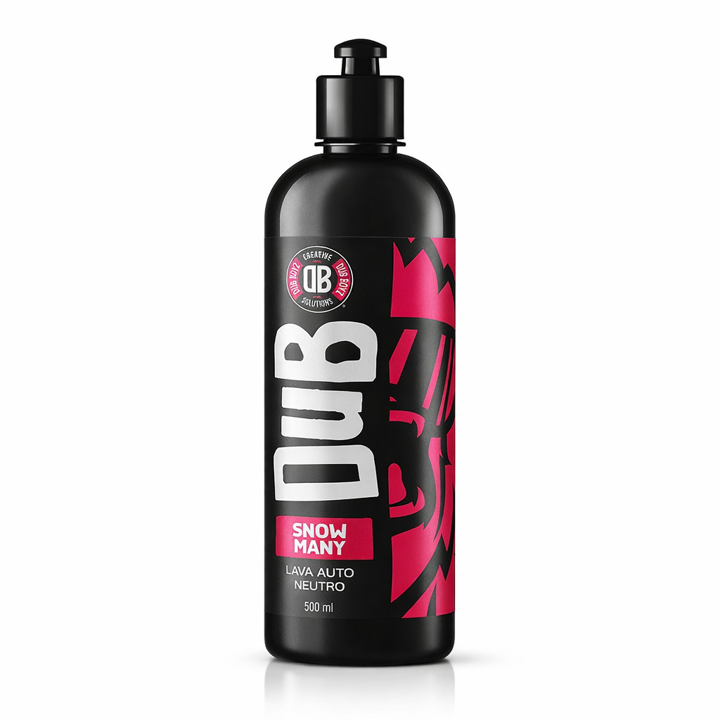 Shampoo Automotivo Neutro Snow Many Dub Boyz 500ml Alta Espuma Snow Foam Lavagem Segura Concentrado