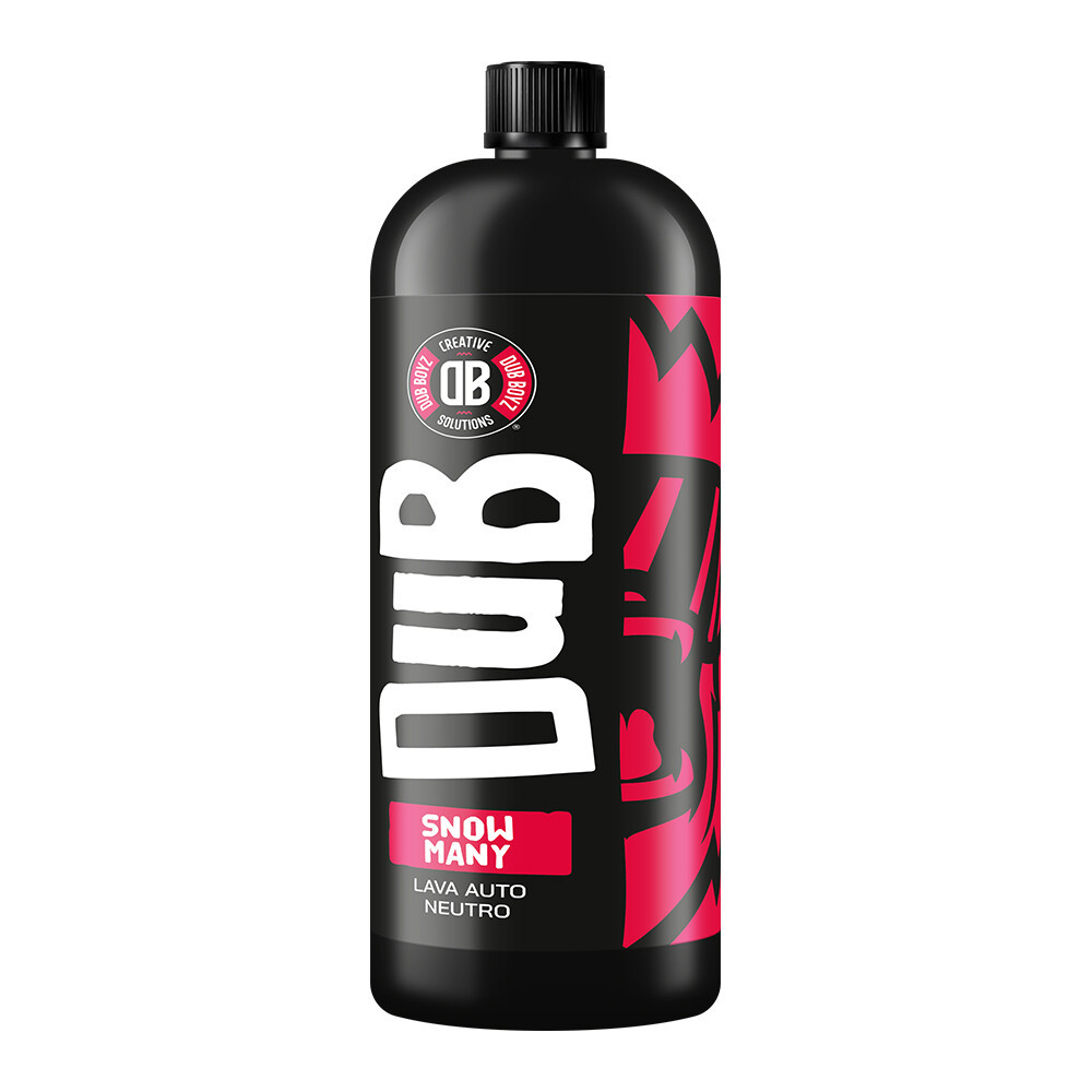Shampoo Automotivo Dub Boyz SNOW MANY 1,5L Concentrado pH Neutro Alta Espuma Snow Foam Lava Sem Remover Cera