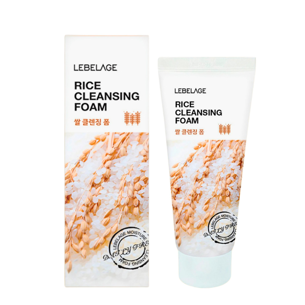 Lebelage Espuma de Limpeza Cleansing Foam de Arroz