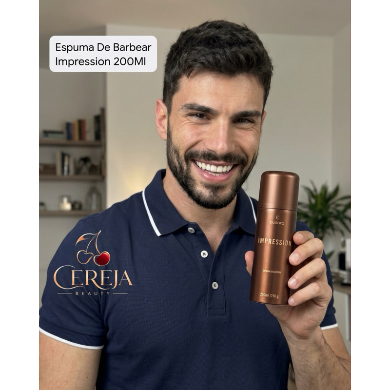 Espuma de Barbear Impression Eudora para remover barba