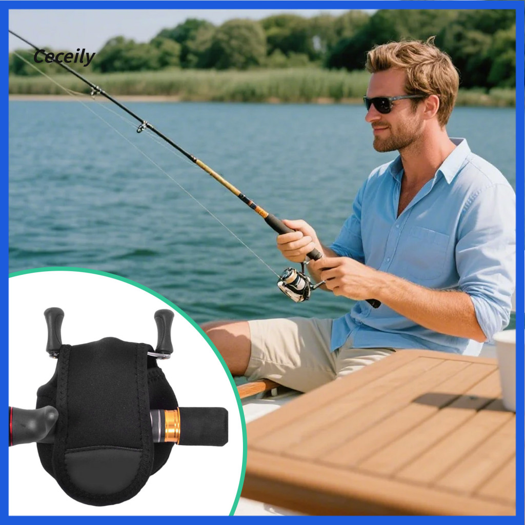 Scratch-proof Reel Protector Fishing Bag Waterproof Cover – Protective Storage Pouch for Spinning Baitcasting Trolling