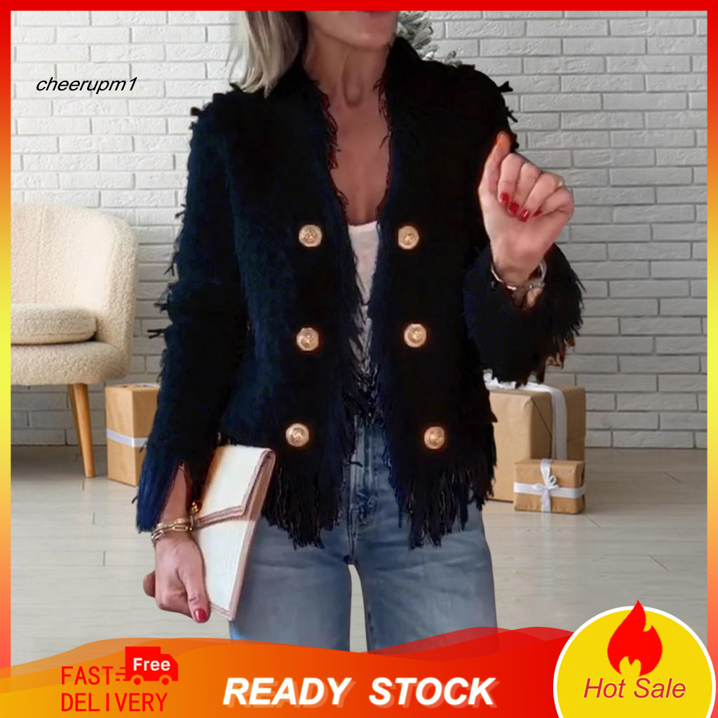 Women Cozy Fuzzy Jacket Cardigan for Women’s Open Front Faux Fur – Long Sleeve Coat for Fall Winter Outerwear for Ev