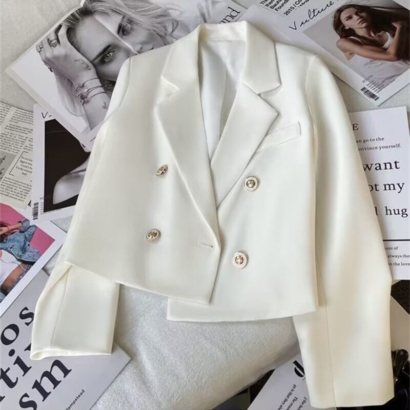 Mulheres terno curto jaqueta primavera outono estilo temperamento Casual All-Match pequeno terno