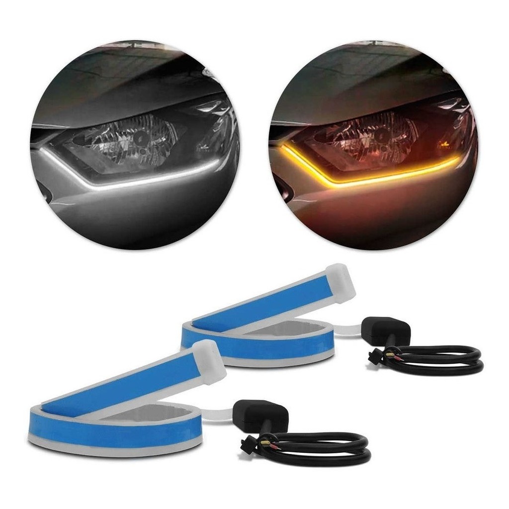 Fita Dual Color Drl Função Start + Seta 60cm Top!