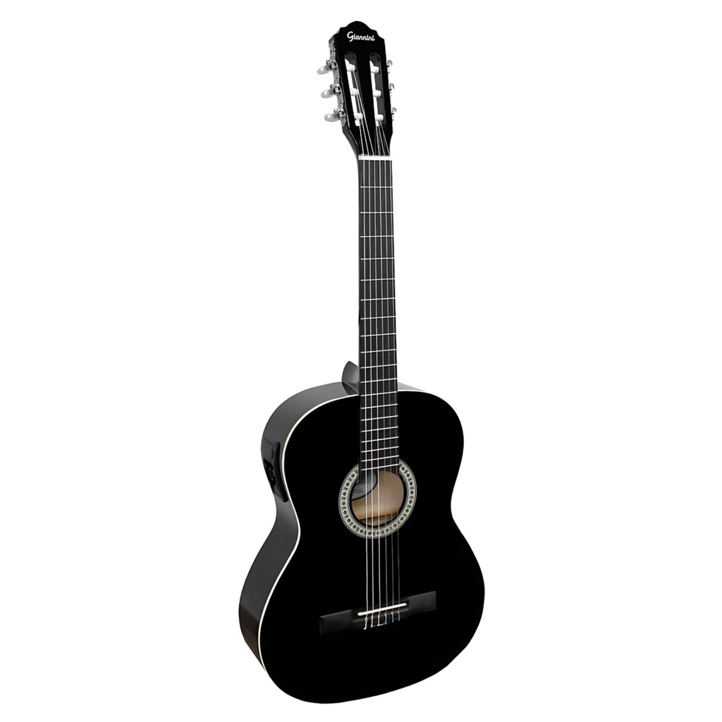 VIOLAO GIANNINI N-14 EQ BK START NAILON ELETROACUSTICO BK