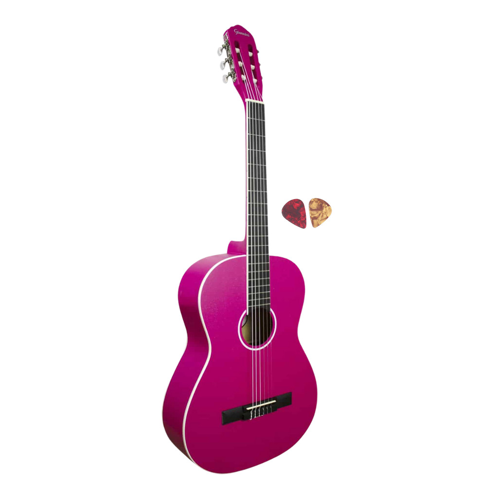 Violão Rosa Estudo Giannini Start N-14 PKS Acetinado Destro