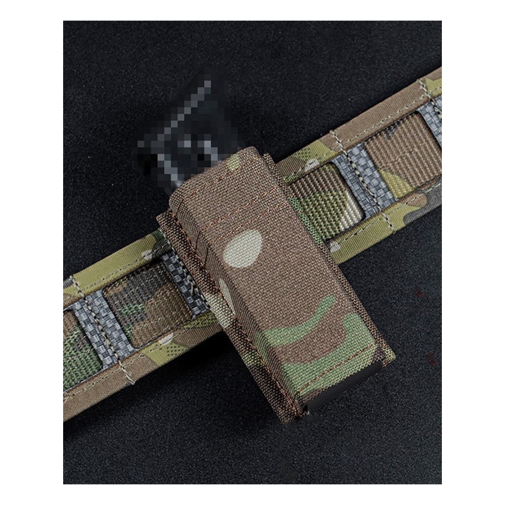 Tático 9mm única revista dupla caixa de desenho rápido pendurado saco MOLLE cintura saco ao ar livre multifuncional ferr