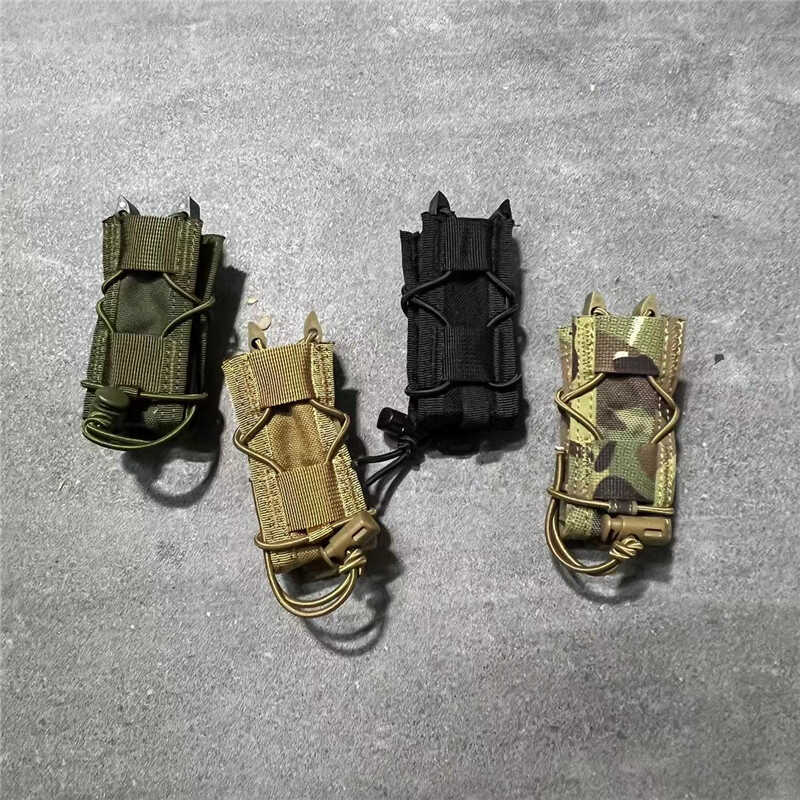 MC/CP camuflagem multi-terreno tipo tigre única versão curta revista manga de tração rápida 9MM tático multifuncional ma