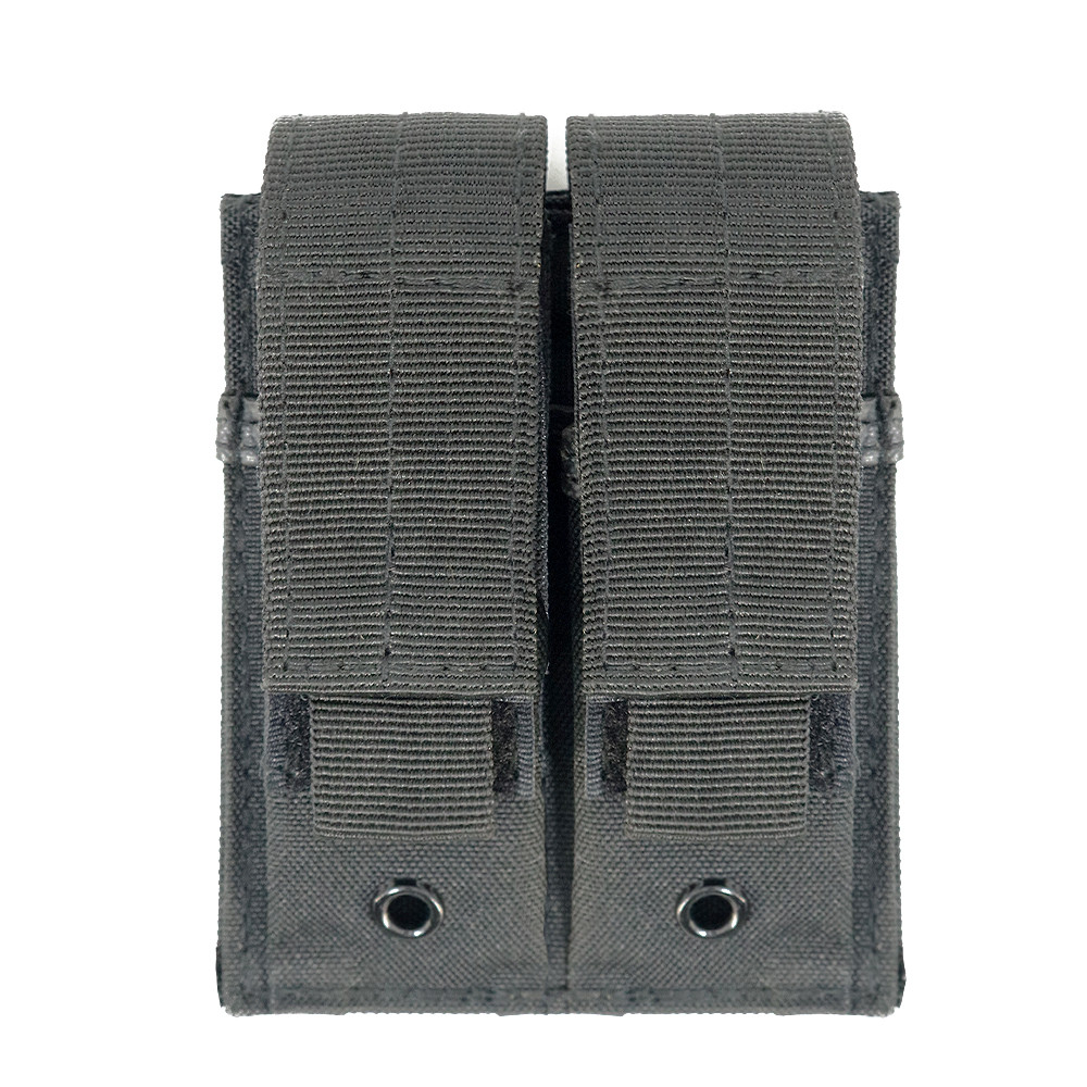 Ao ar livre tático multifuncional 9mm duplo revista saco Molle acessório duplo EDC diversos pequeno saco versão Velcro