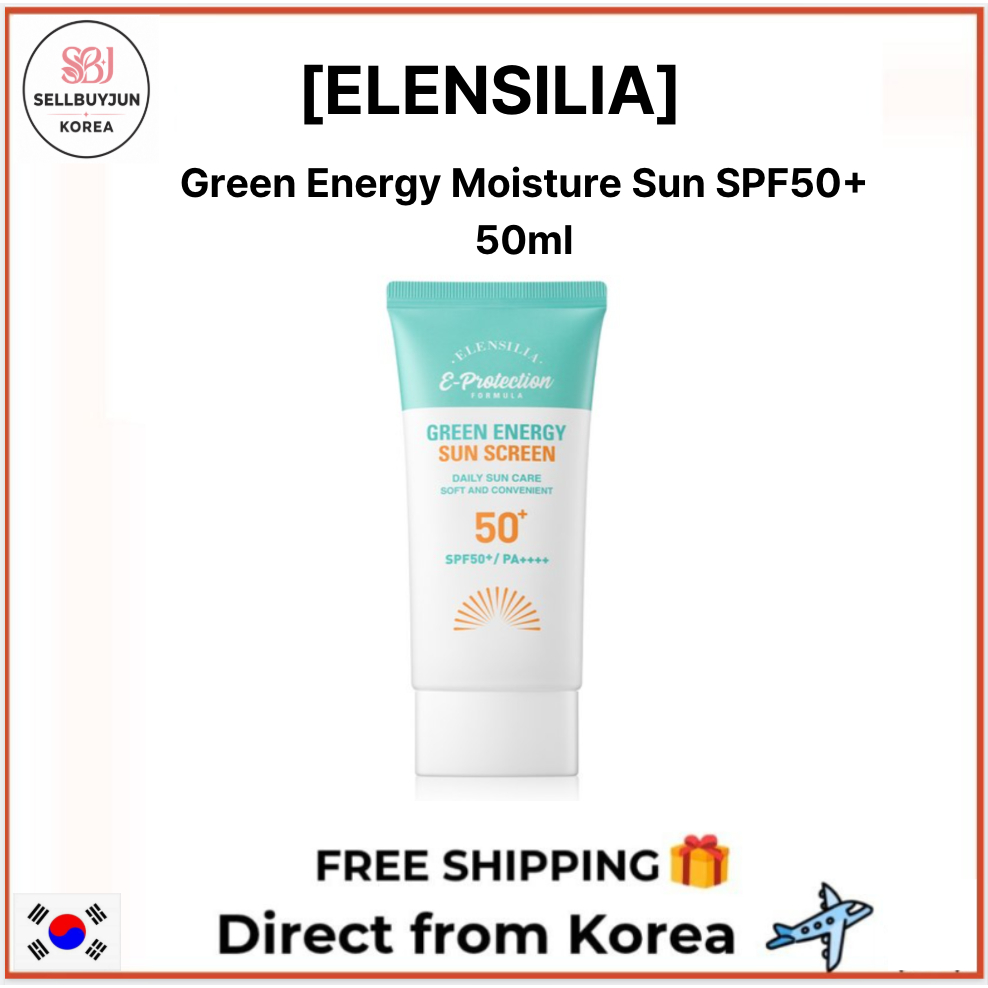 [ELENSILIA] Creme Solar Hidratante Calmante Green Energy Fps50 + PA + 50ml 1ud