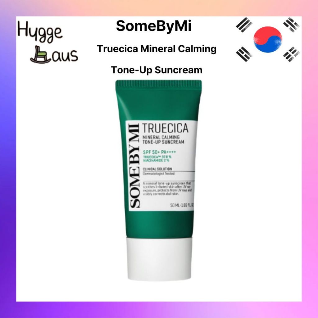 Protetor Solar Tonificante Calmante Mineral Truecica 50ml/Coreano/Fórmula