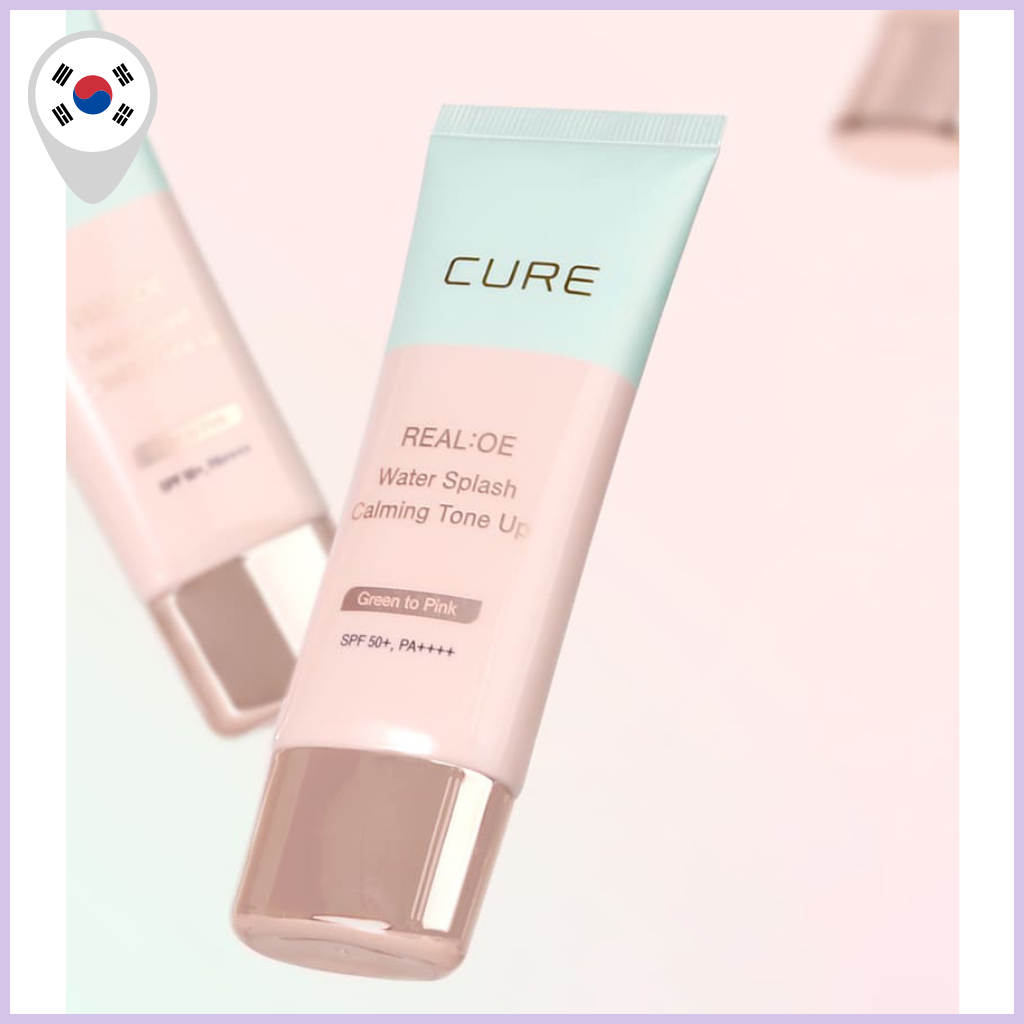 [KIMJEONGMOON Aloe] Real Water Splash Calmante Tone Up Protetor Solar Fps50 + PA +-Base Corretor De Cor , Cuidado Hidrat
