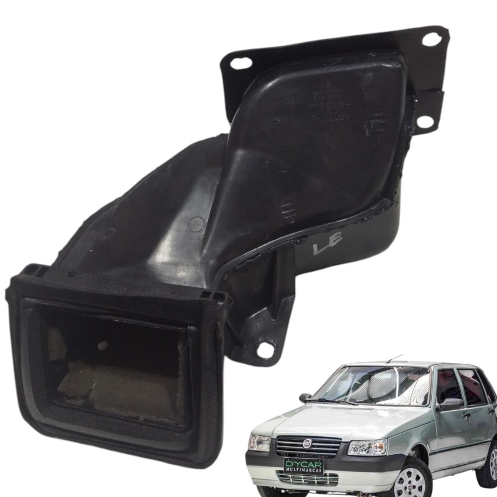 Duto Saida Ar Esquerdo Fiat Uno Mille V19 Et 5301 Preto