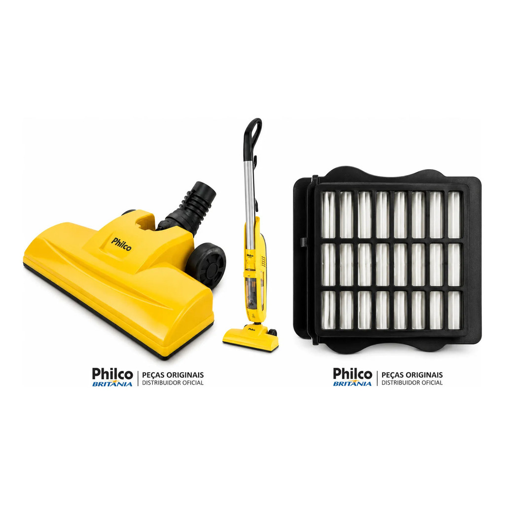 Kit Bocal E Filtro Hepa Aspirador Philco Pas3100 Original