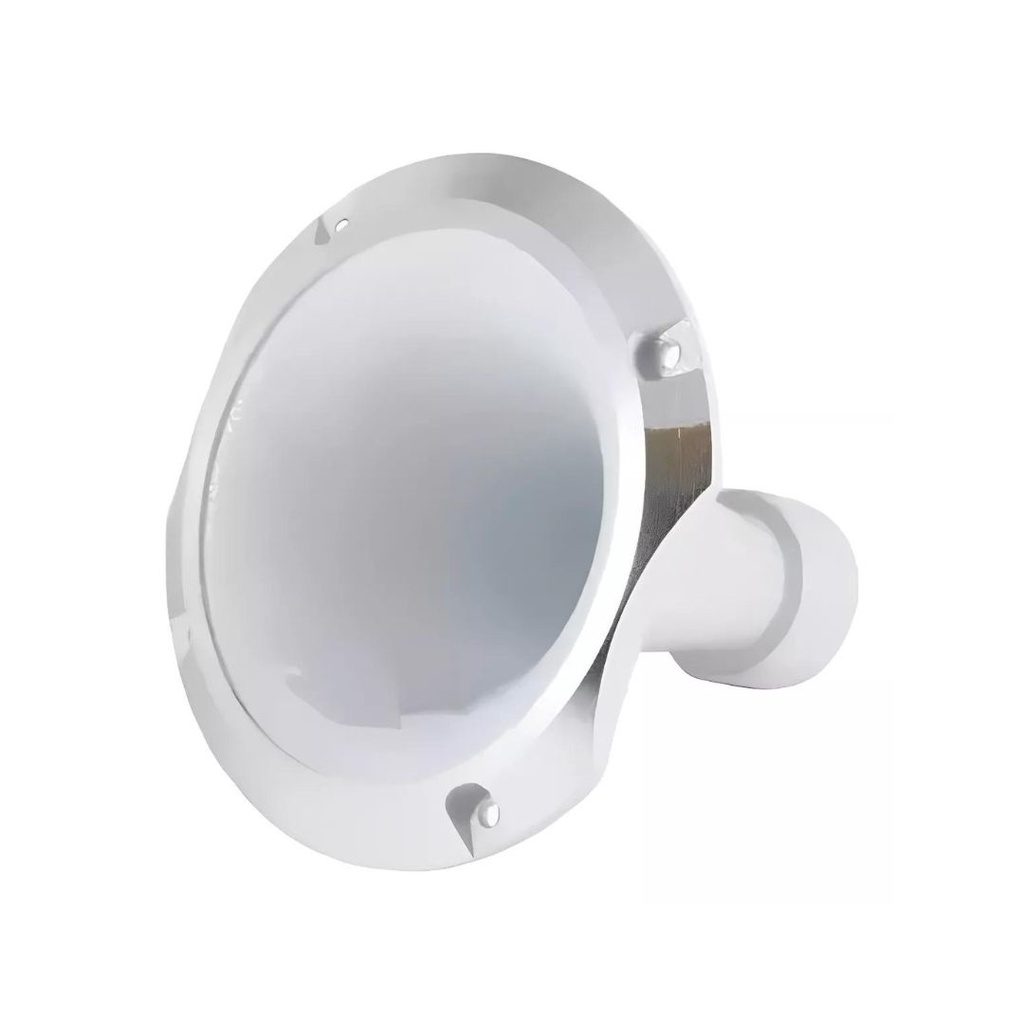 Expansor Bocal De Corneta Cone Curto de Alumínio Wg 1125 Branco