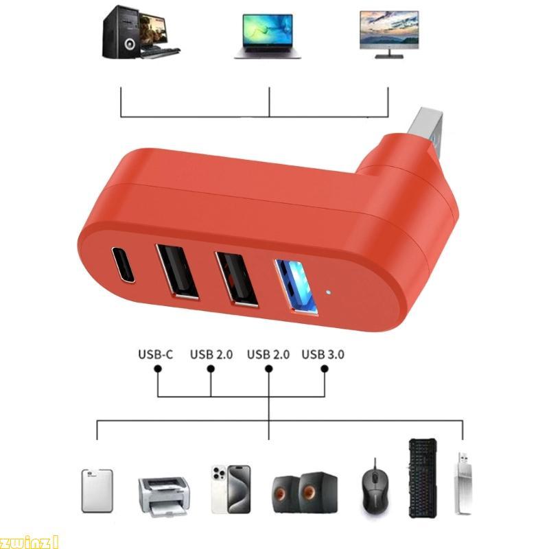 zwinz1 Conversor Hub Adaptador USB 3.0 Velocidade Rápida Para Transferência Perfeita Entre Vários Disposi