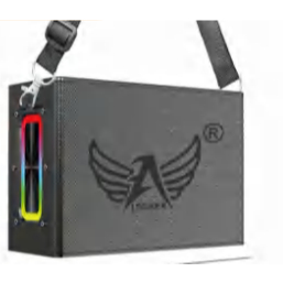 Caixa de Som Bluetooth com Potência e Estilo em Suas Mãos - AL-8303 De 120W Com RGB Altomex