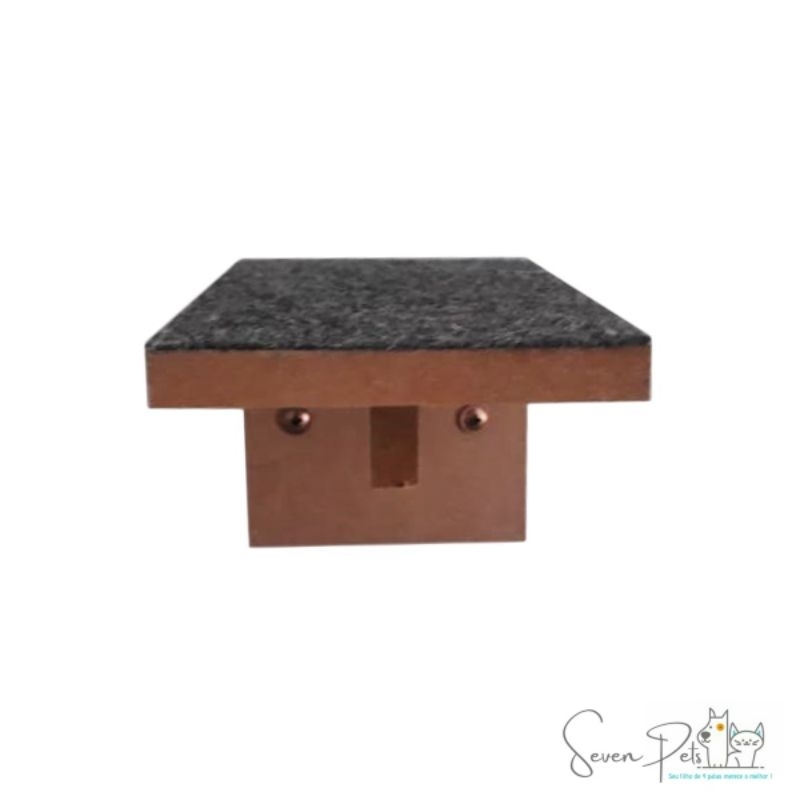 Degrau Step para gatos mdf 15mm com carpete