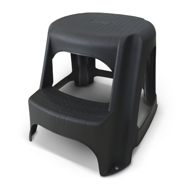 Banqueta 2 Degrau (step Preta)  TOY