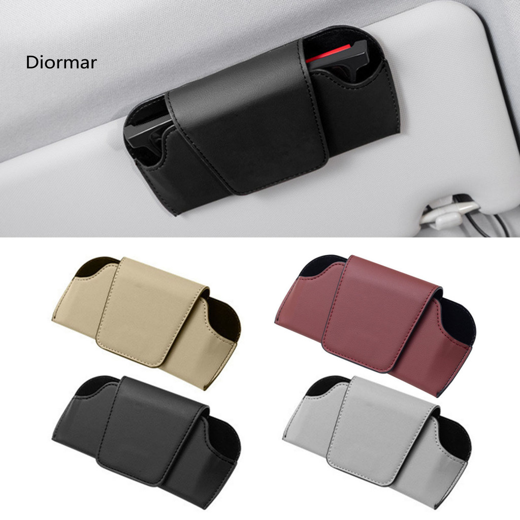 Sun Visor Sunglasses Clip Car Glasses Holder for Universal Multi-function Storage Organizer for Cards and Small