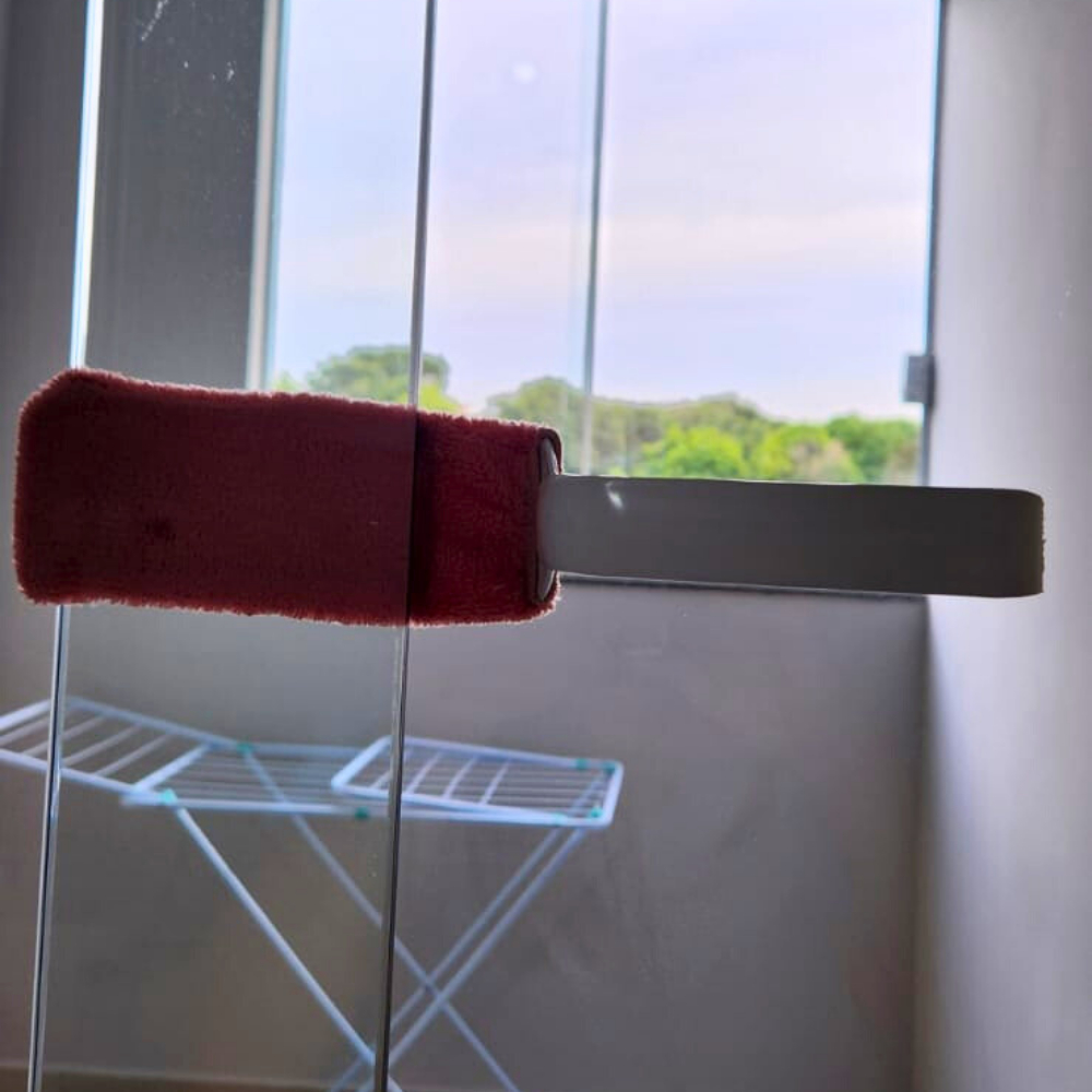 Limpador De Vidro Limpa Box Para Transpasse Espatula Limpa Box Limpador De Transpasse Vidro Limpo