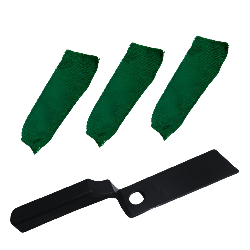 Limpador de Transpasse Espátula + 3 Refil Limpador Box Vidro