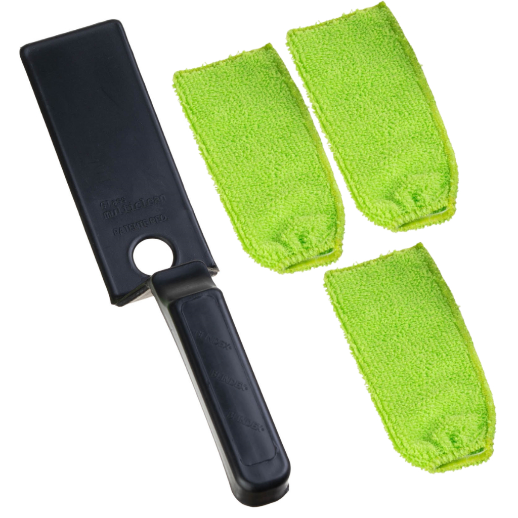 Limpador De Transpasse Espátula C/ 3 Refil Limpador Box Vidro e Janelas