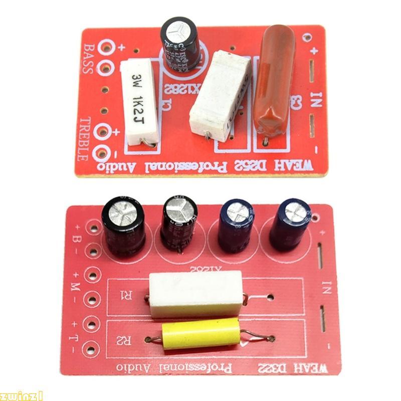 zwinz1 Filtro Divisor Frequência Alto-Falante Treble Bass 2 Crossover 3 Vias