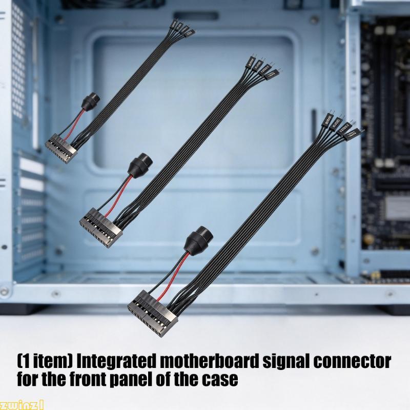 zwinz1 Integrado PC Case Painel Frontal 20Pin Header Para Placas-Mãe Compatíveis