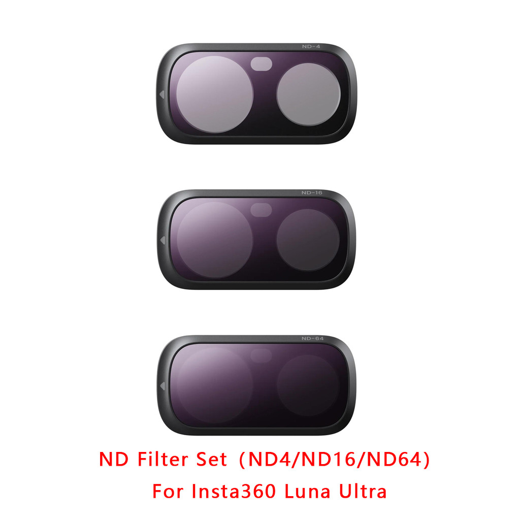 Conjunto De Filtros ND ND4/ND16/ND64 Para Insta360 Luna Ultra Original Insta 360 Kit De Filtro Magnético