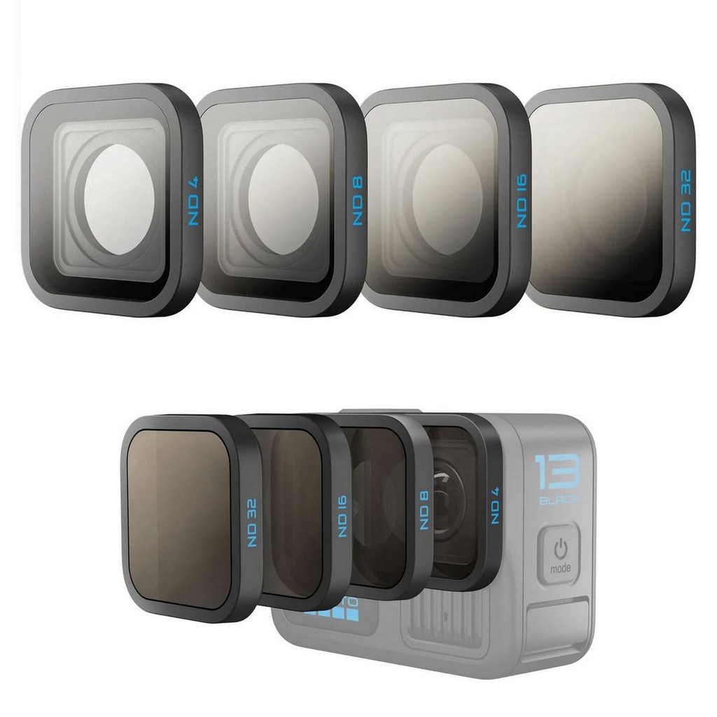 Kit Filtros ND4/8/16/32 Originais para GoPro 13 Black