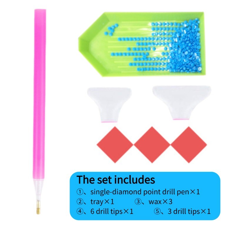‌ Conjunto De Ferramentas De Pintura De Diamante-Completo Pontilhamento Para Iniciantes