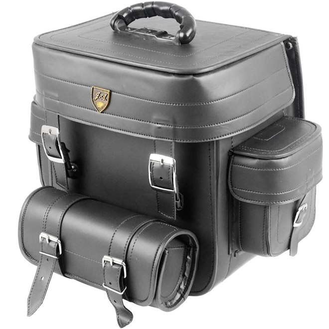 Alforge Traseiro (Bolsa) Custom 29 Litros Couro Sintético Liso