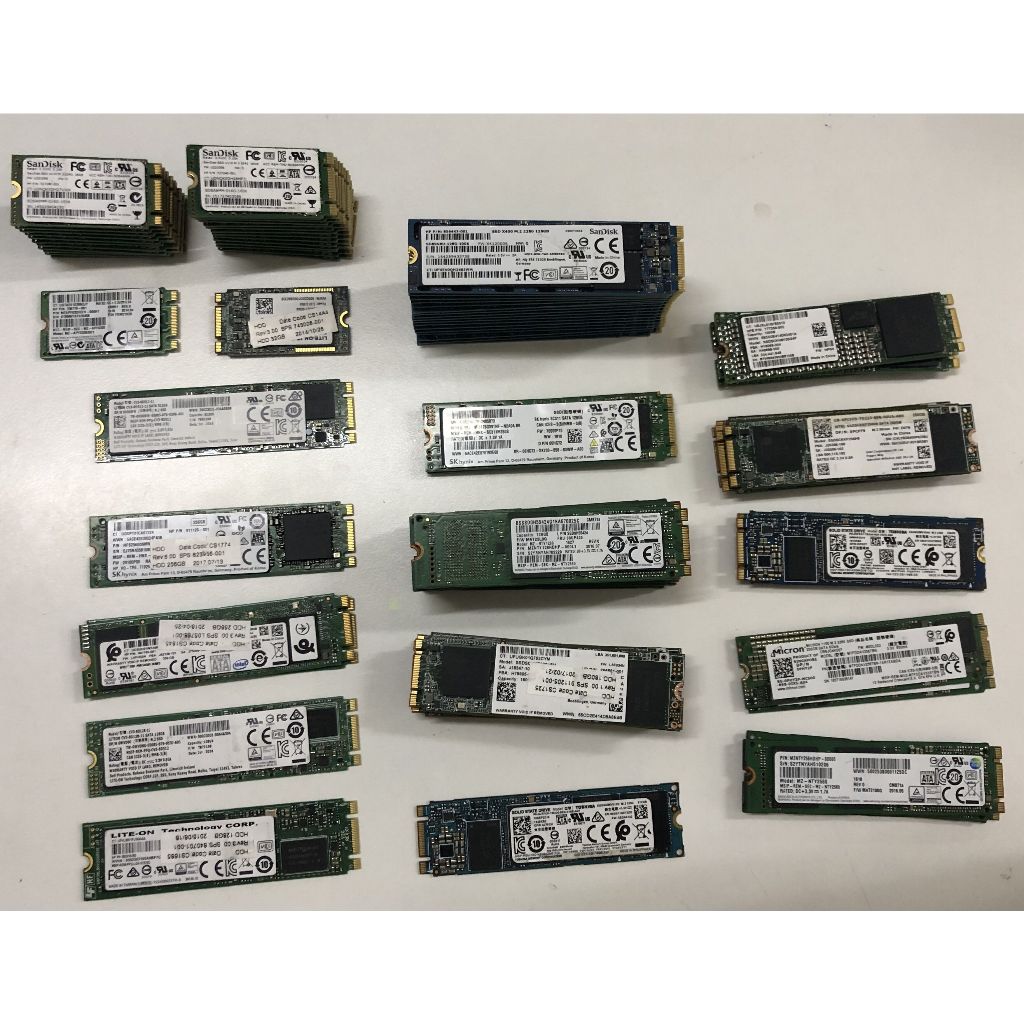 SSD . 2 NGFF 16GB 32GB 120GB 128GB 180GB 256GB 512GB 2230 2242 2280 SAMSUNG SK Hínix MICRON SANDISK INTEL TOSHIBA LITE-ON