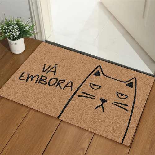 Tapete Capacho Gatos Pet Amantes Para Porta 70x30cm Novidade