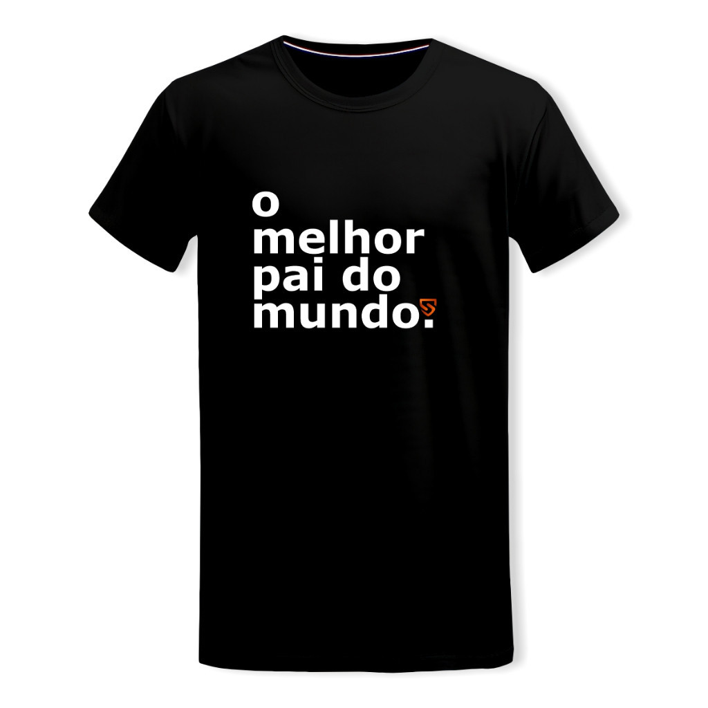 Camiseta 100% Algodão Tema Dia dos Pais Masculina