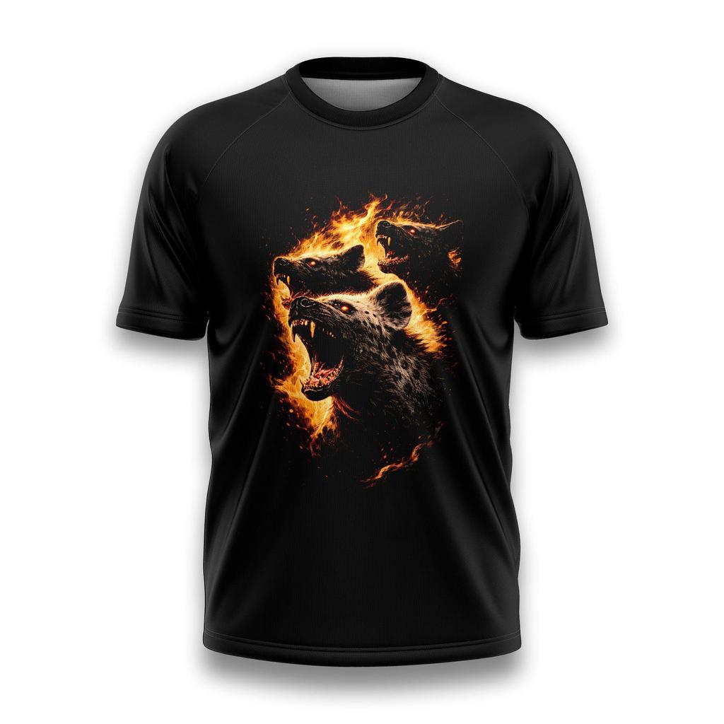 Camisa Limitada Masculina DryFit Estilo Street Camiseta Com Tecido Tecnológico HIENA 29