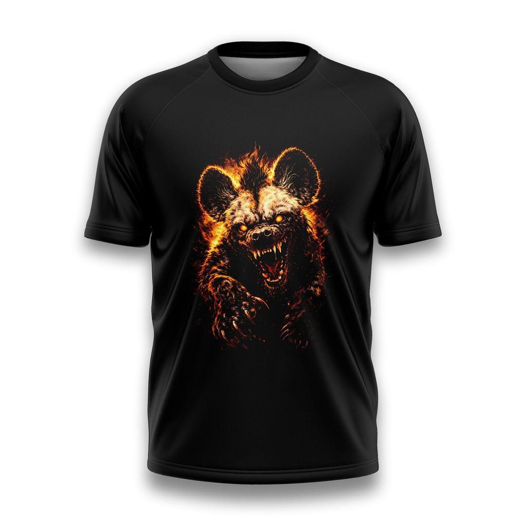 Camisa Limitada Masculina DryFit Estilo Street Camiseta Com Tecido Tecnológico HIENA 36