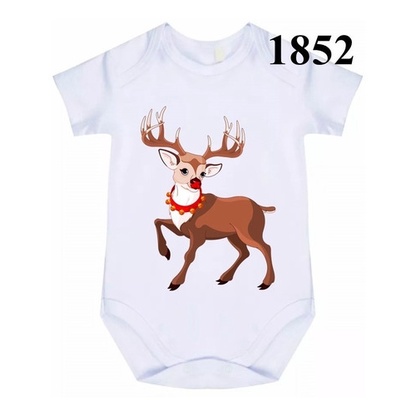 Body Bebê Personalizado Hiena Natal  Cód-1852
