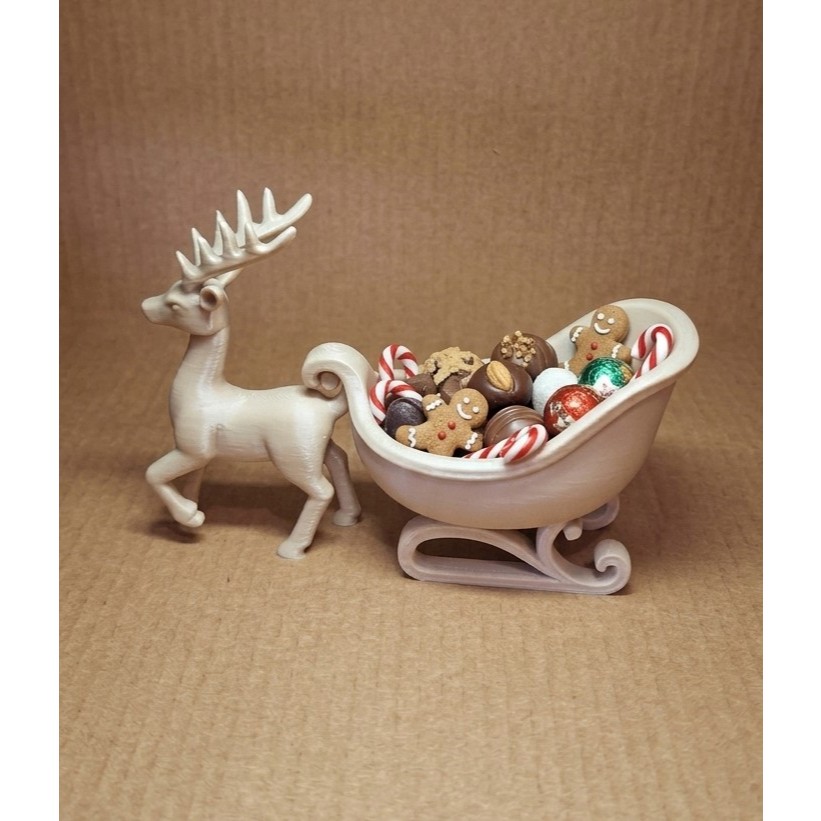 Hiena - decoração Natal para mesa - Porta doces pequeno decoração mesa
