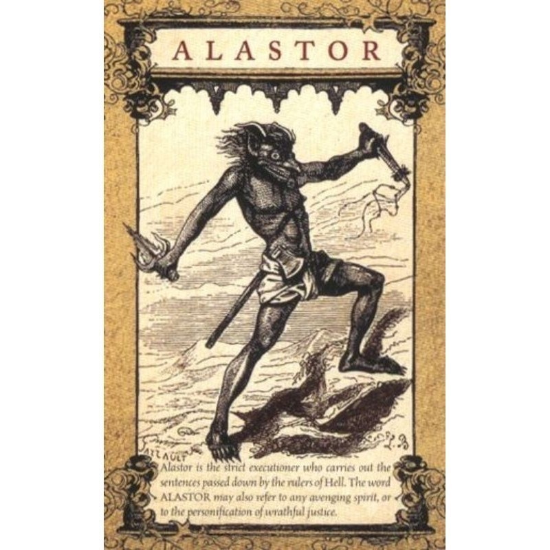 Demon Alastor Goetia Placa Decorativa MDF tamanho A4 28x20 Envio Imediato