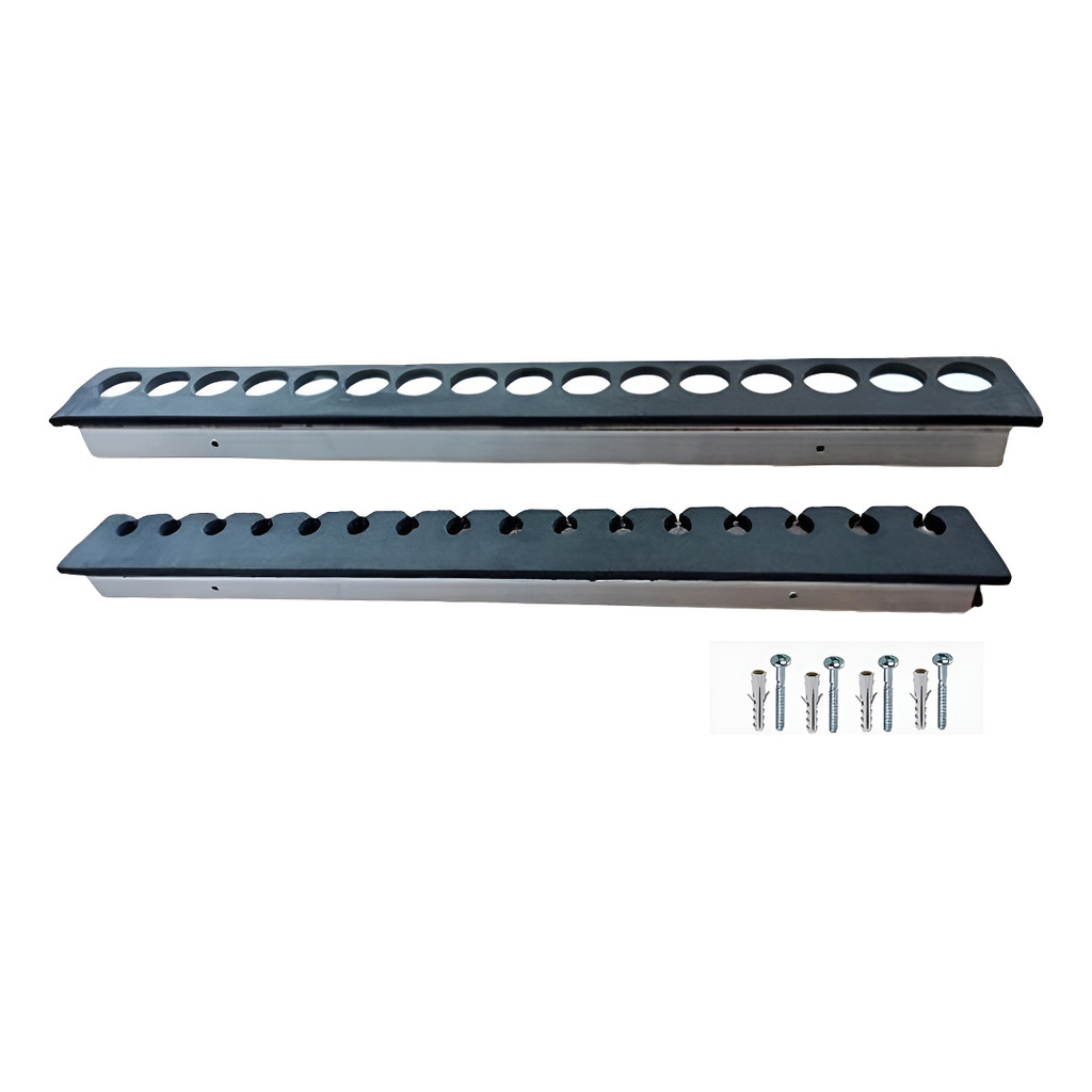 Suporte Stick Rack De 16 Varas De Pescar Expositor De Parede