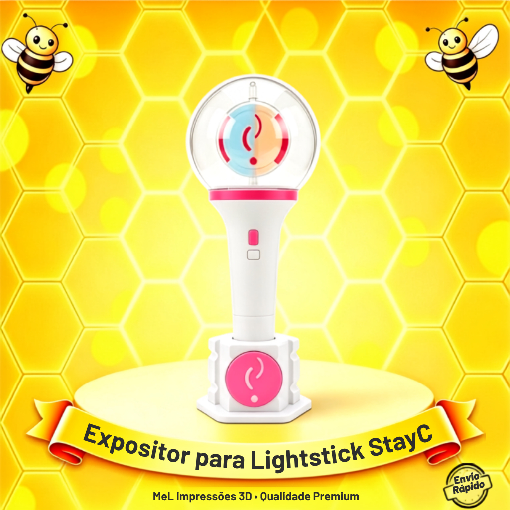 STAYC - Suporte para LightStick | Expositor Personalizado Impresso em 3D para Fãs SWITH
