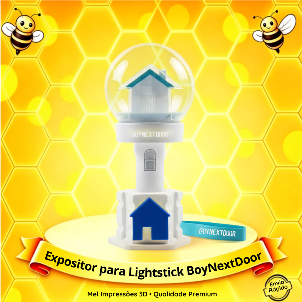 BOYNEXTDOOR - Suporte para LightStick | Expositor Personalizado Impresso em 3D para Fãs ONEDOOR