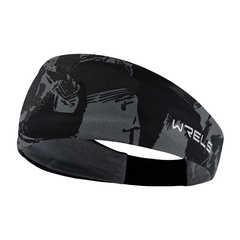 Wrels Esportes Sweatband Hairband Feminino Headwear Anti-Suor Ginásio Fitness Guia Antitranspirante Banda Correndo Banda